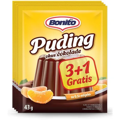 Puding Jagoda Bonito 3 1gratis 160 g