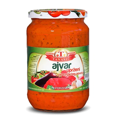 Ajvar Blagi Uprženi Tanasić 720 ml