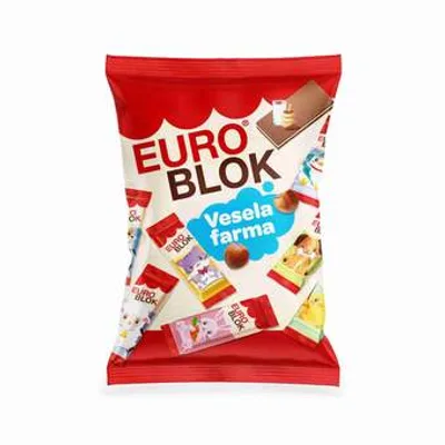 Čokolada Euroblok Vesela Farma Swisslion 140 g
