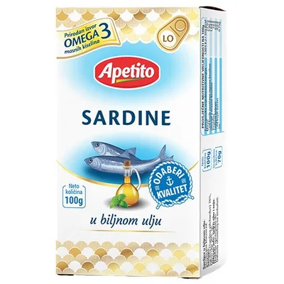Sardina Apetito Sa Limunom 100 g