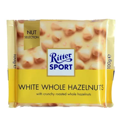Cokolada Ritter Sport Bela Sa Celim Lesnikom 100 g