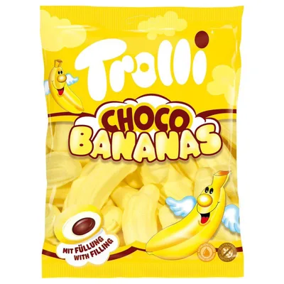 Bombon Penasta Trolli Choco Bananas 150 g