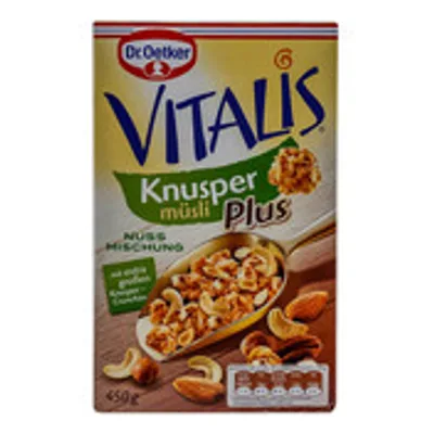 Vitalis Plus Musli Sa Žitaricama I Jezgrastim Vocem 450 g