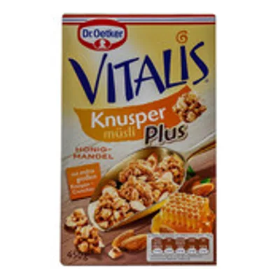 Cerealije Vitalis Krispi Plus Med I Badem Dr.Oetker 450 g