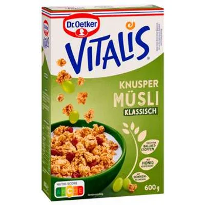Musli Vitalis Krispi Plus Klasik Dr Oetker 600 g