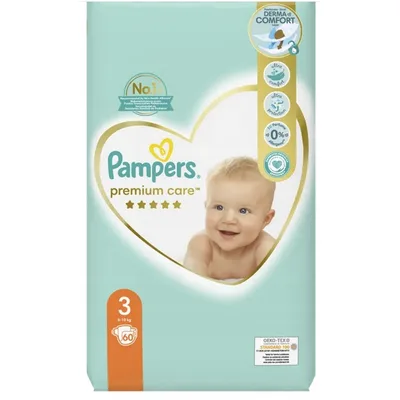 Pampers Premium Care 60 kom