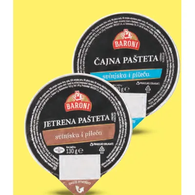 Baroni Jetrena Pašteta 130 g