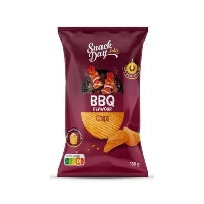 Snack Day Rebrasti Čips Bbq 150 g