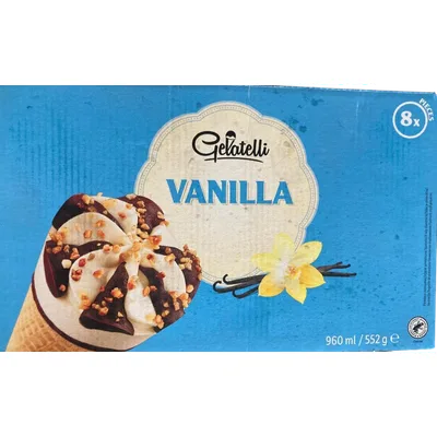 Gelatelli Korneti Multi Pak. Vanila 960 ml