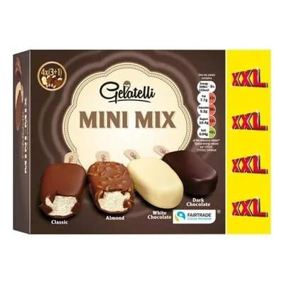 Gelatelli Mini Mix Eis Classic 432 g