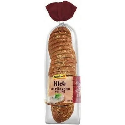 Tastino Hleb Više Vrsta Zrna Rezani 450 g
