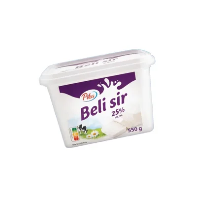 Pilos Beli Sir 25% (om500g) 500 g