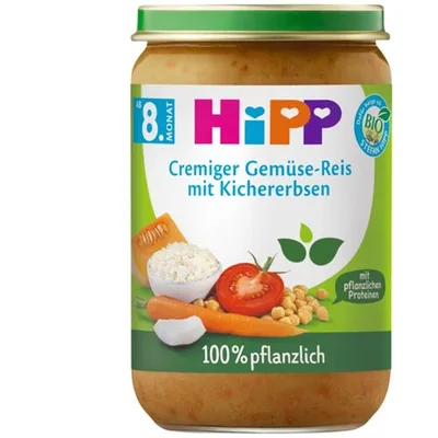 HiPP Kašica Bio Povrće - Pirinač Sa Leblebijama 220 g