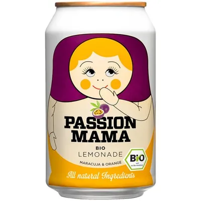 Limunada Organska Marakuja I Narandža Mama 330 ml