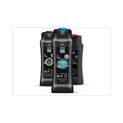 Cien Muški Gel Za Tuš. I Šampon 3u1 400 ml