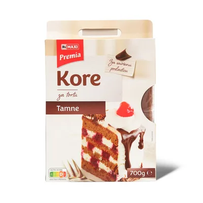 Kora Za Tortu Tamna 700 g
