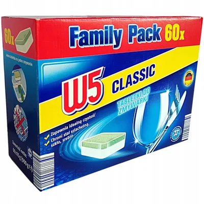 W5 Tablete Za Maš. Pranje Posuđa 960 g