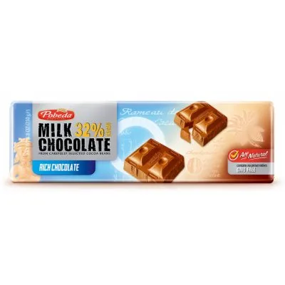 Čokolada Mlečna Pobeda 32% Kakaoa 220 g