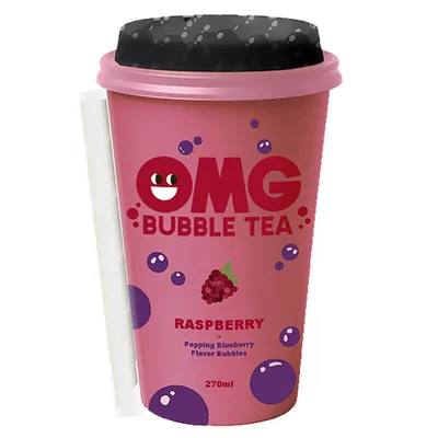 Bubble Tea Omg Malina Sa Borovnica Bobicama 270 ml