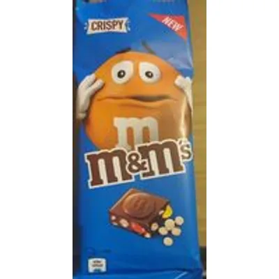 M&m Block Crispy Chocolate 150 g