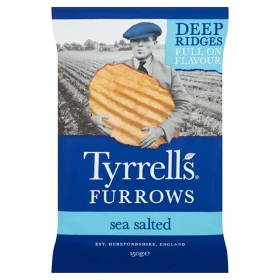 Čips Slani Sa Ukusom Sirćeta Tyrrells 150 g
