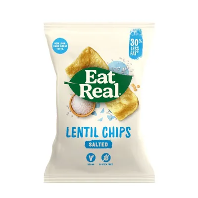 Čips Od Sočiva Sa Morskom Soli Eat Real 40 g