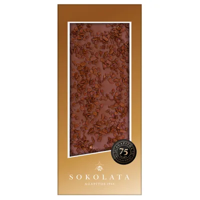 Čokolada Mlečna Posuta Čokoladnim Mrvicama Agapitos 100 g