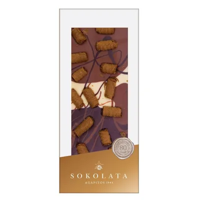 Čokolada Mlečna Posuta Bademima Agapitos 100 g