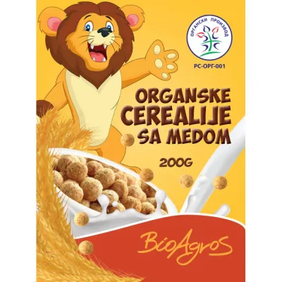 Cerealije Org Sa Medom Bioagr 200 g