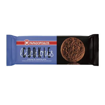 Keks Sa Komadicima Lešnika Tamne I Mlečne Čokolade Papadopo 180 g