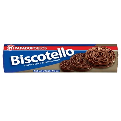 Keks Sendvic Cokolada Biscotello 200 g