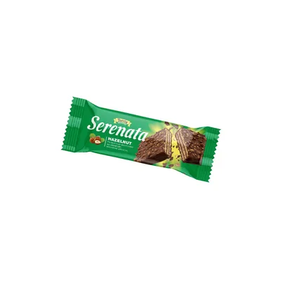 Napolitanka Sa Lešnicima Prelivena Mlečnom Čokoladom Serenat 33 g