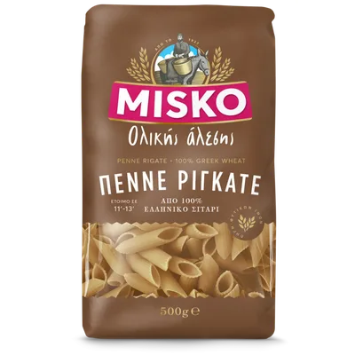 Testenina Integralna Penne Rigate Misko 500 g