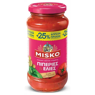 Paradajz Sos Sa Paprikom I Maslinama Misko 500 g