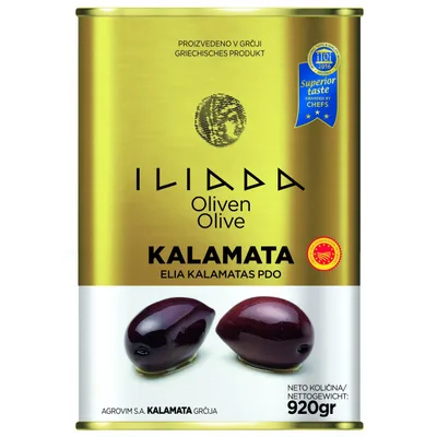 Masline Crne Kalamata Sa Košticom U Ekstra Devičanskom Masl 460 g