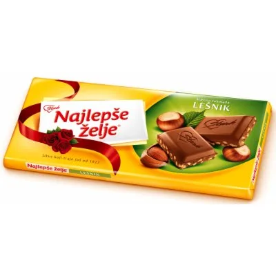 Čokolada Mlečna Sa Grožđem Bademom I Lešnikom Break 85 g