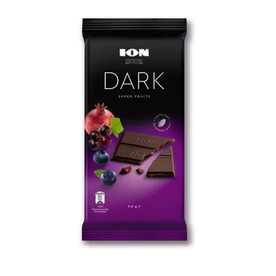 Čokolada Tamna Sa Voćem Ion 90 g