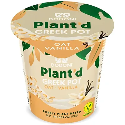 Jogurt Ovseni Sa Vanilom Grčki Dodoni 150 g