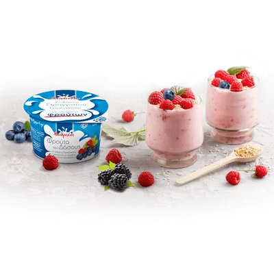 Jogurt Od Kravljeg Mleka Sa 2% Mm Sa Šumskim Voćem Mandreka 150 g
