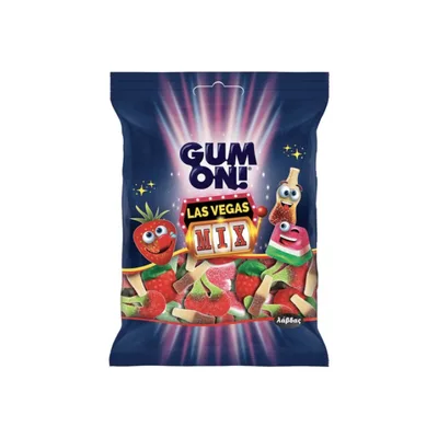 Gumene Bombone Sa Aromom Voća Sour Mix Las Vegas Gum On 80 g