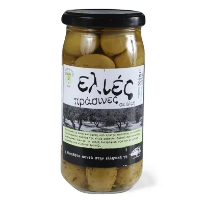 Masline Zelene Sk Greek Nature 205 g