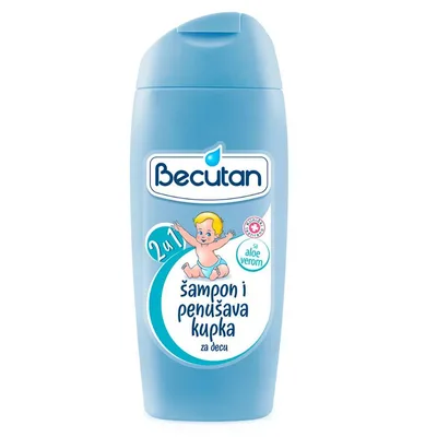 Becutan Šampon 2u1 Za Bebe Sa Pumpicom Alkaloid 400 ml