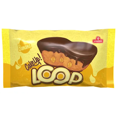 Keks Cake Bar Loop Banana 47 g