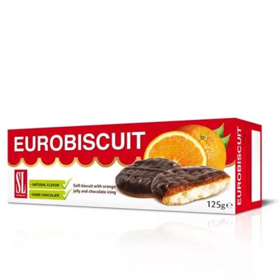 Biskvit Eurobiscuit Swisslion 125 g