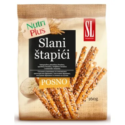Štapići Slani Sa Susamom Nutri Plus Swisslion 160 g