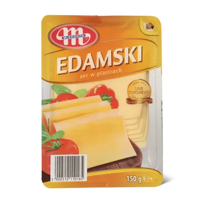 Sir Mlekovita Edamer Polutvrdi 45% Slice 150 g