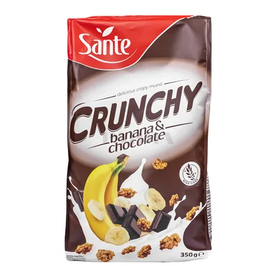 Musli Crunchy Banana Čoko Sante 350 g