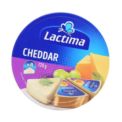 Sir Polumasni Topljeni Cheddar Lactima 120 g
