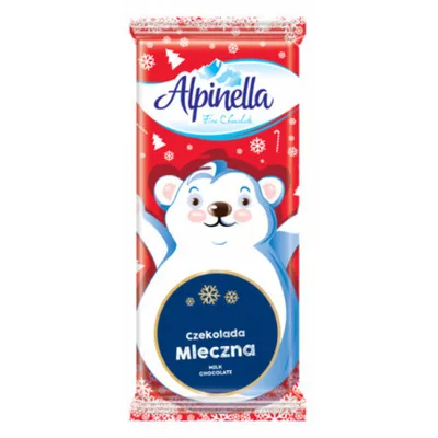 Cokolada Alpinellamlecna 90 g