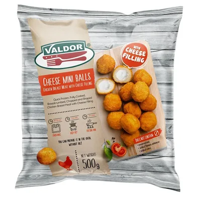 Valdor Mini Pilece Kuglice Sa Sirom Tisacoop 500 g